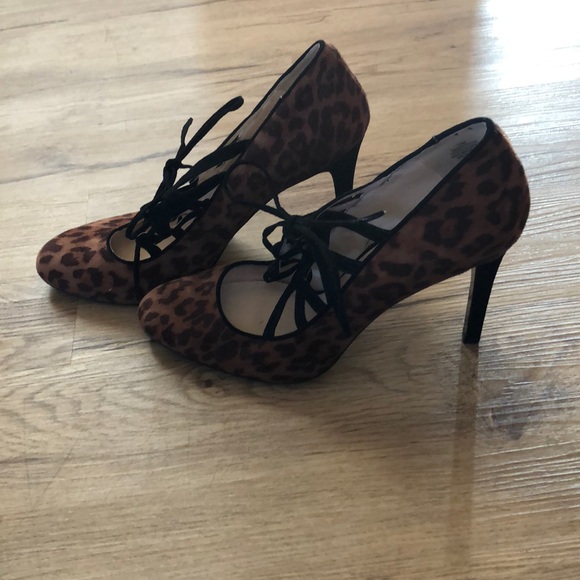 Nine West Lace Up Heels - Picture 2 of 5